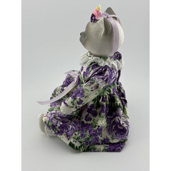 Victoria Ashlea Originals Porcelain Cat Head Doll by Goebel 520/2000 1996 WT - Picture 6 of 8
